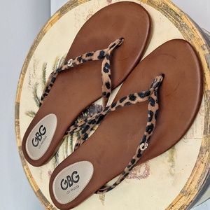 GBG Los Angeles Thong Slides Size 11M